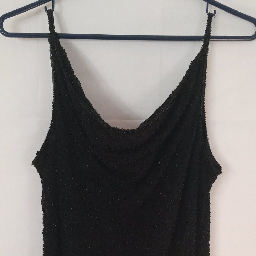 Stenay Vintage Sequin Beaded Silk Tank Top